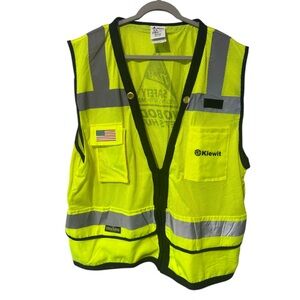 RADWEAR No body gets hurt green reflective safety vest
